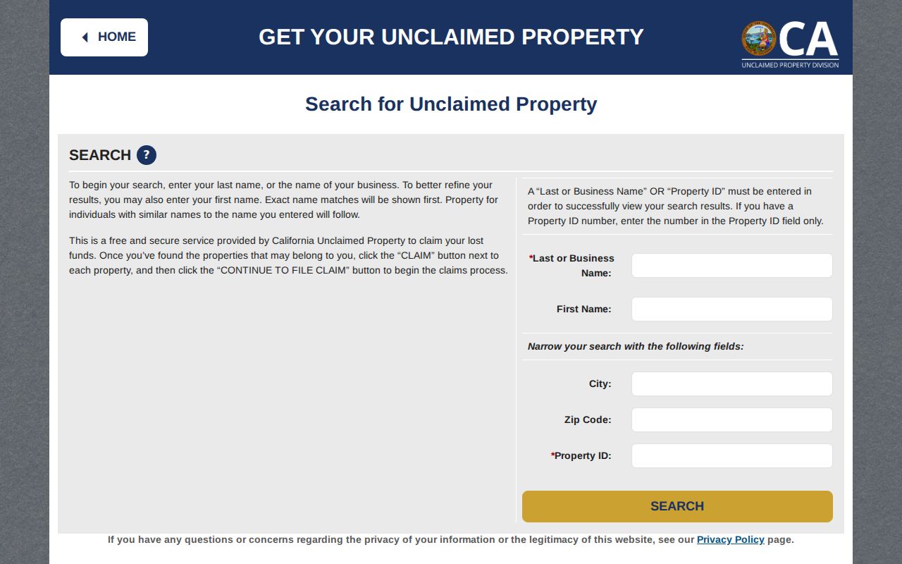 Millbrae residents directory unclaimed property ZIP search