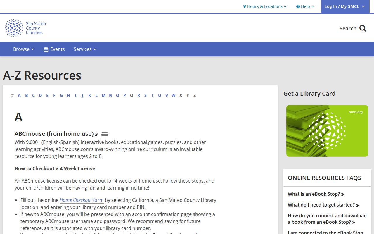 Millbrae previous residents library research databases